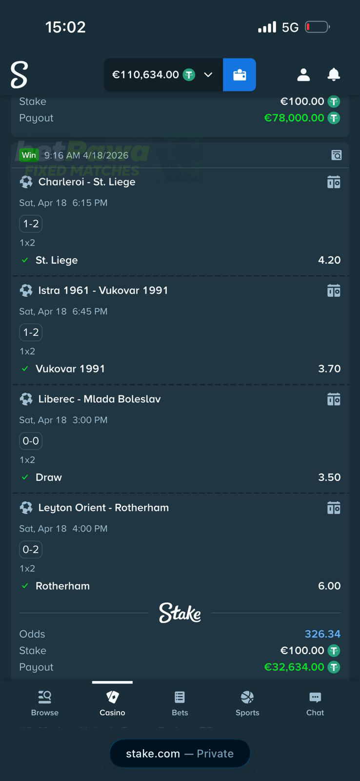 fixed matches 1x2 18.04.2026