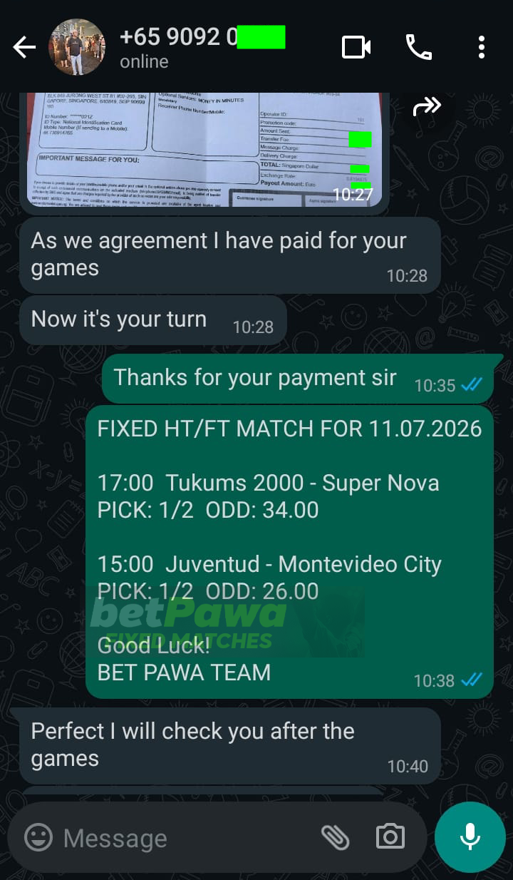 fixed matches 2/1 1/2 11.07.2026