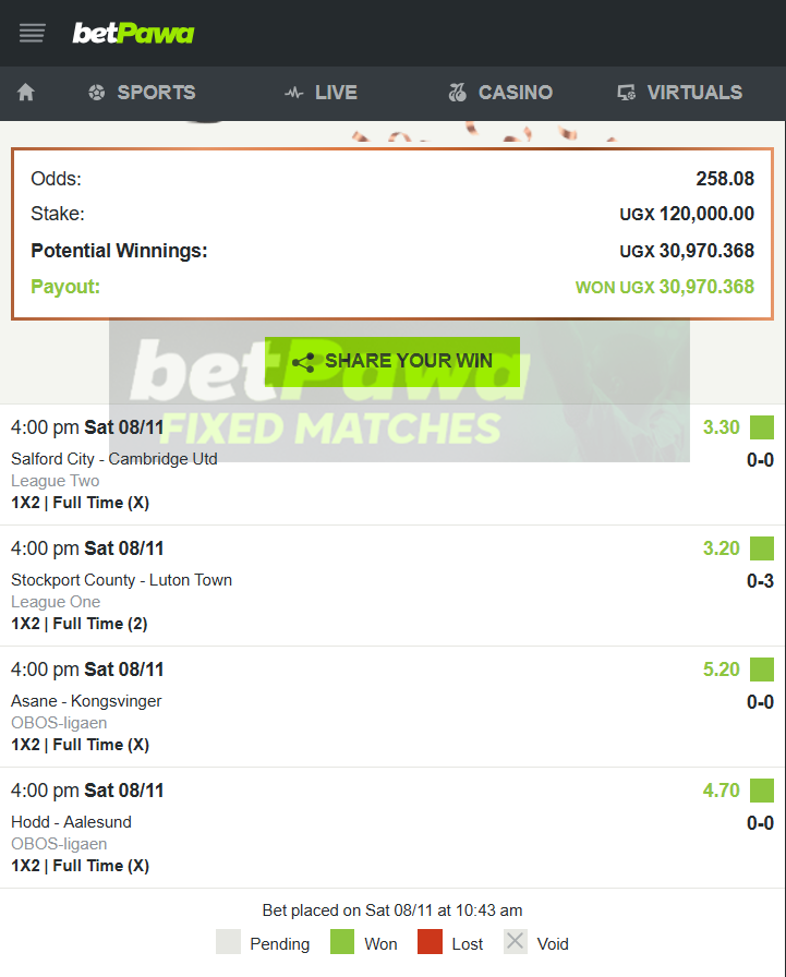 fixed matches 1x2 08.11.2025