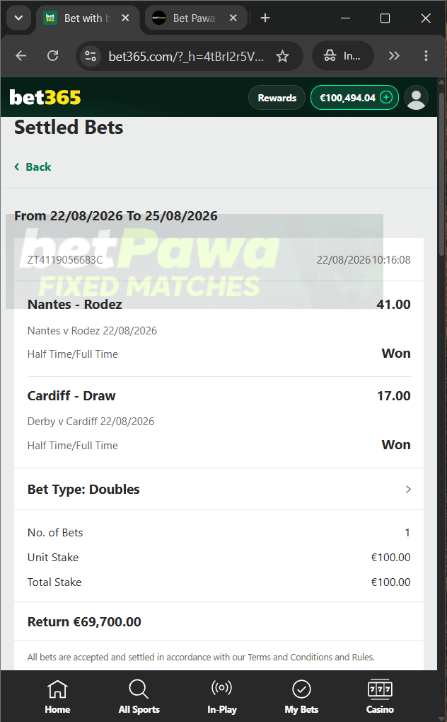 fixed matches 2/1 1/2 22.08.2026