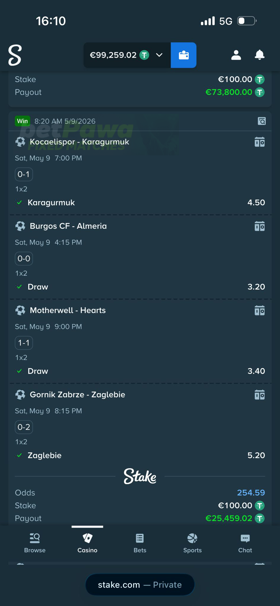 fixed matches 1x2 09.05.2026